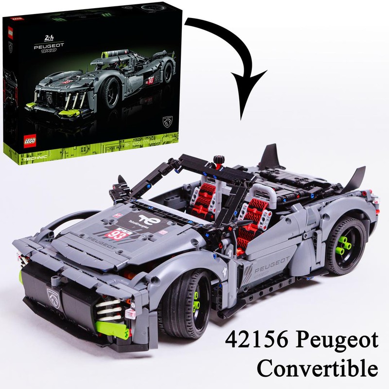 LEGO MOC-171446 Peugeot Convertible (42156 Peugeot 9X8 Le Mans