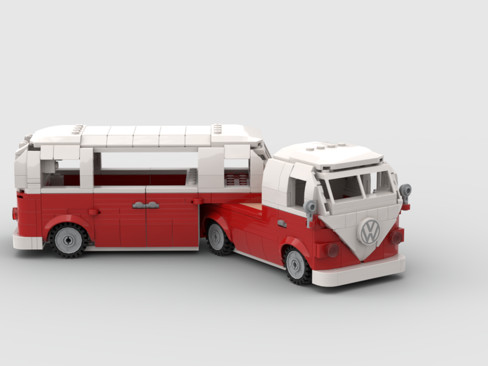 LEGO MOC Volkswagen bus trailer by PriXard | Rebrickable - Build with LEGO