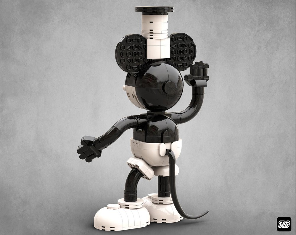 LEGO MOC Mickey Mouse, Steamboat Willie by _TLG_ | Rebrickable - Build ...