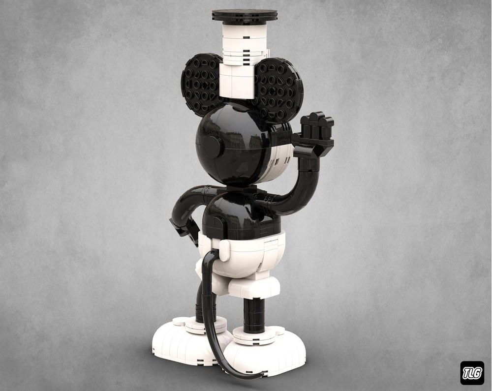 LEGO MOC Mickey Mouse, Steamboat Willie by _TLG_ | Rebrickable - Build ...