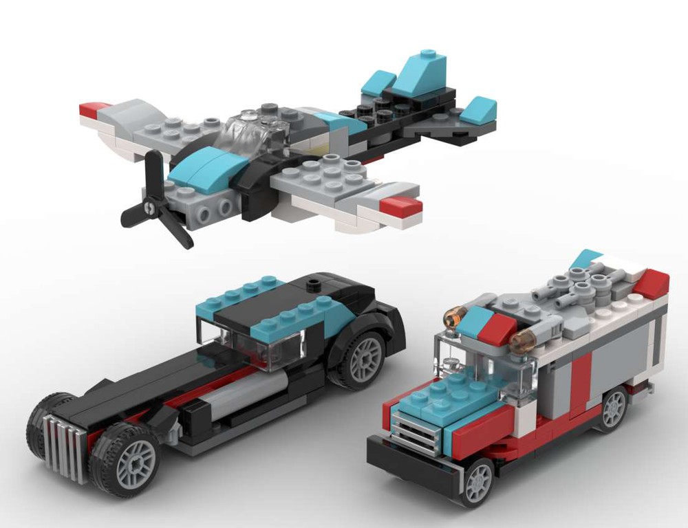 LEGO MOC 31146 Ambulance Truck & Oldtimer & Plane by PeterSzabo ...