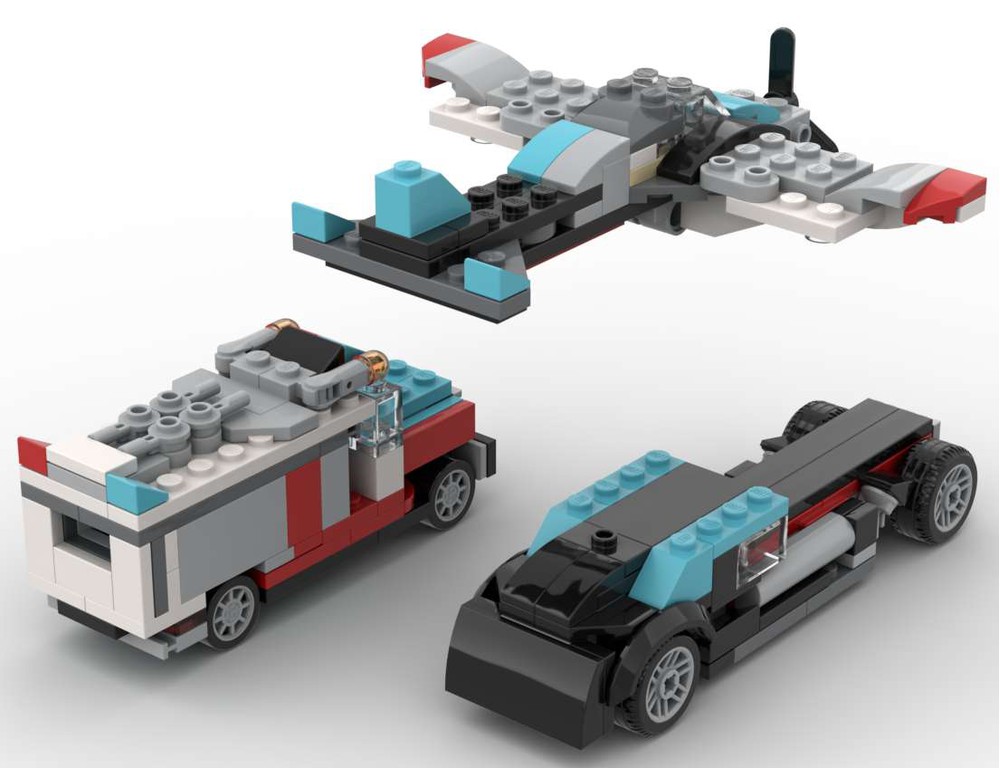 LEGO MOC 31146 Ambulance Truck & Oldtimer & Plane by PeterSzabo ...