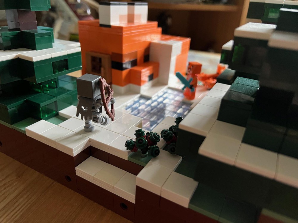 LEGO MOC Fox Lodge and Snowy Taiga by LordAlien | Rebrickable - Build ...