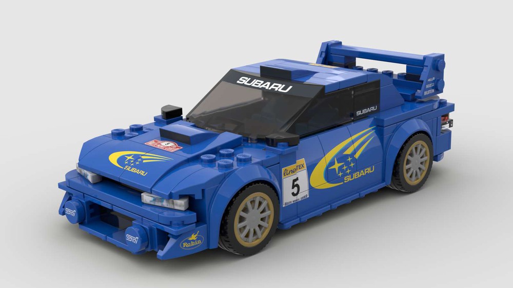 LEGO MOC Subaru Impreza 22B WRC by PanDanBrick | Rebrickable - Build ...