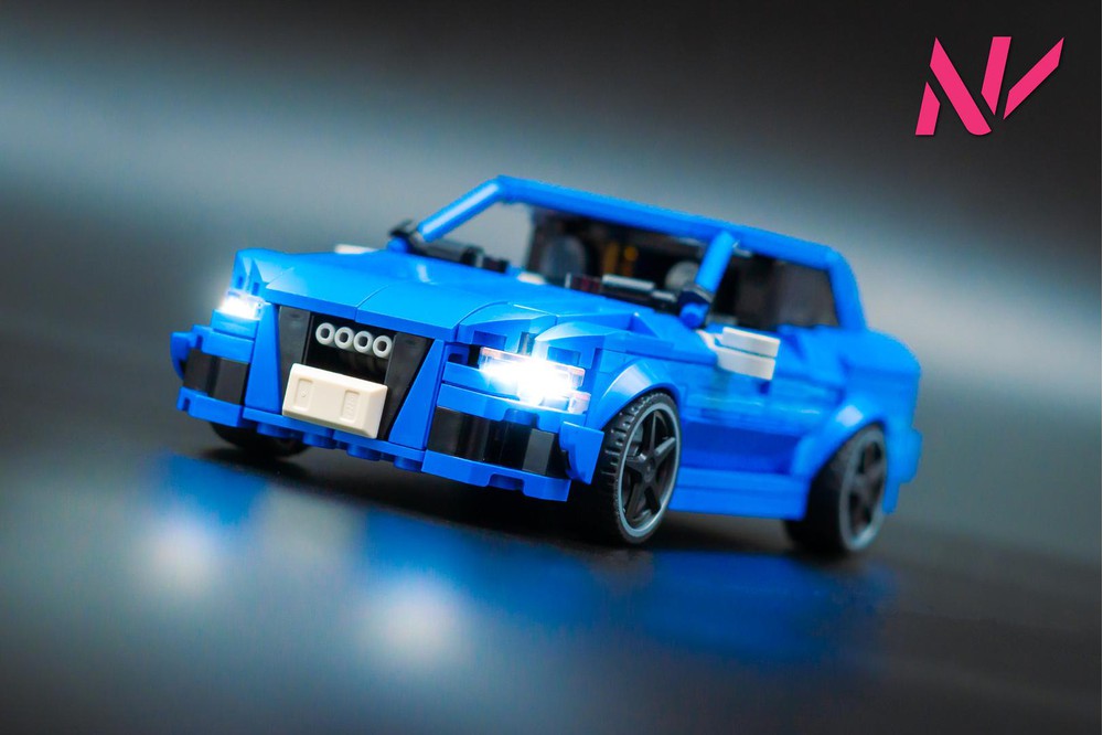 LEGO MOC Audi RS3 Limousine by NV Carmocs Rebrickable Build with LEGO