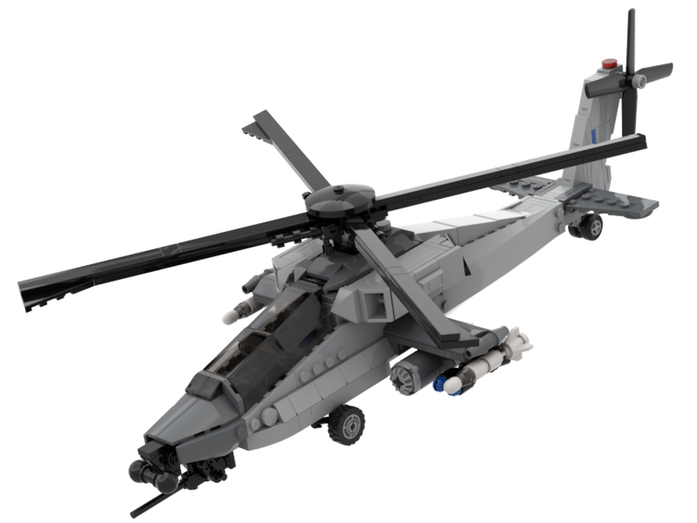 LEGO MOC AH-65 Apachish by Somerslego | Rebrickable - Build with LEGO