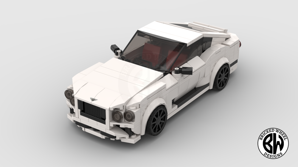 LEGO MOC Bentley Continental GT - White by BrickedWheel | Rebrickable ...