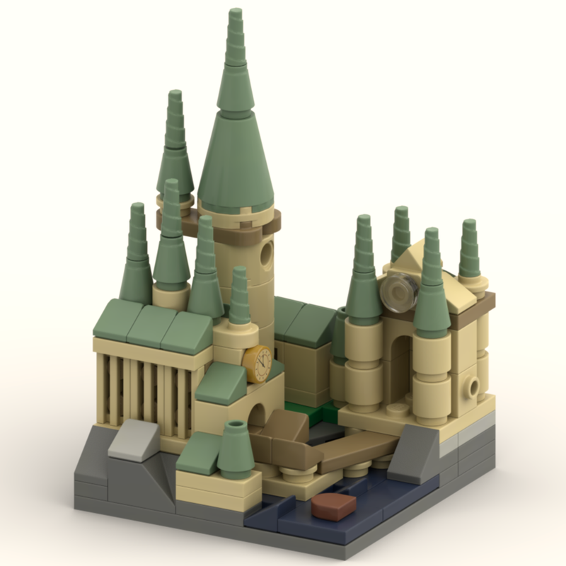 LEGO MOC HP - Mini Hogwart by Pandabrickable | Rebrickable - Build with ...