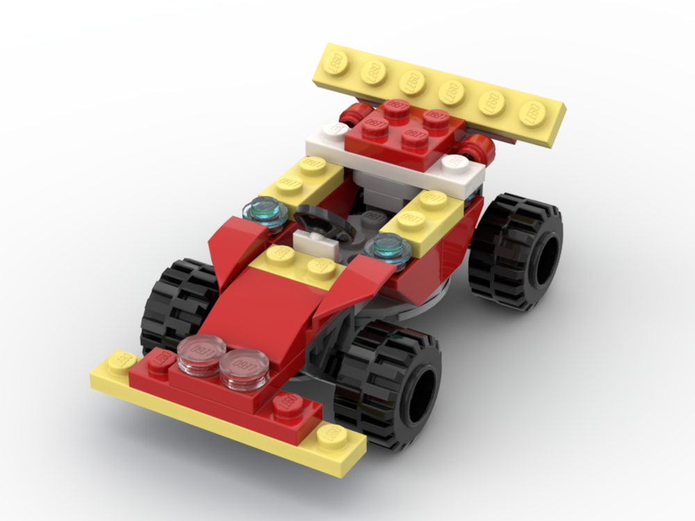 LEGO MOC racing car by brickbuilds17 | Rebrickable - Build with LEGO