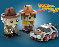 LEGO MOC-171870 Back to the future - Part III (bundle) by