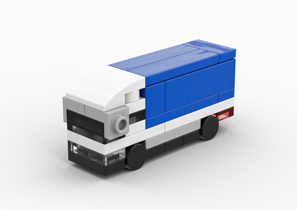 LEGO MOC Micro 2-Axle Rigid Truck by The Bobby Brix Channel ...