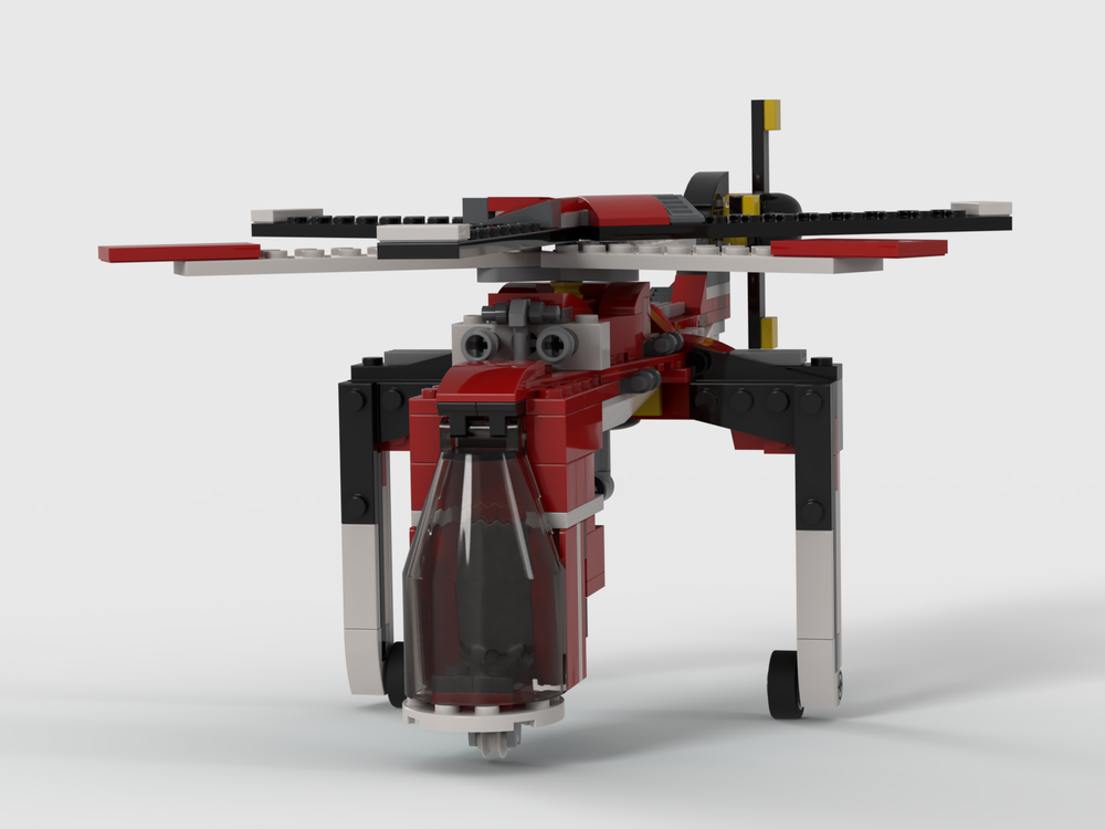 LEGO MOC-171897 31047 Sikorsky S-64 Skycrane Heavy Lift Cargo ...