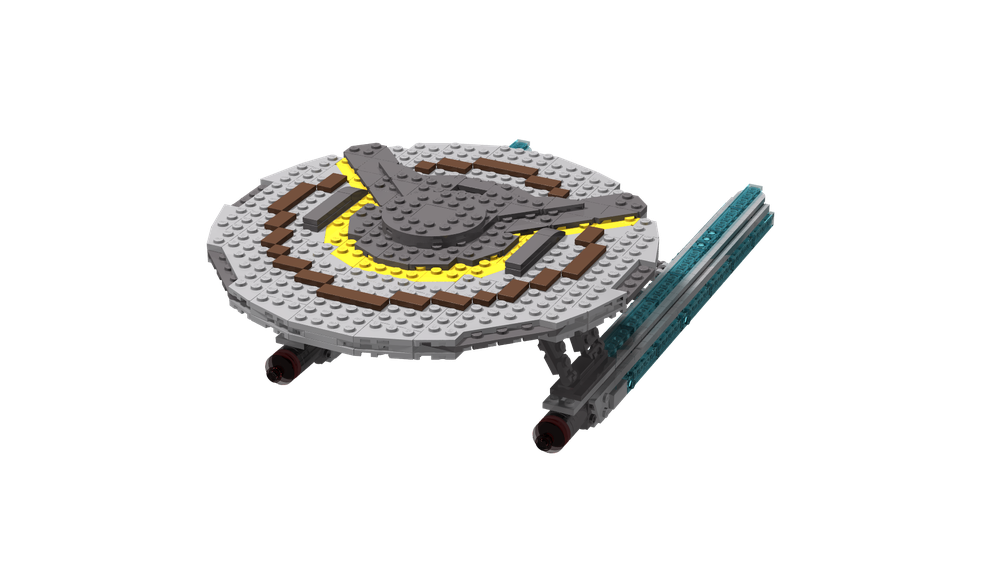 LEGO MOC USS Cerritos California-Class Starship Version 2 (3 Ways!) by ...