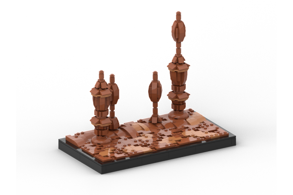 building geonosis in lego