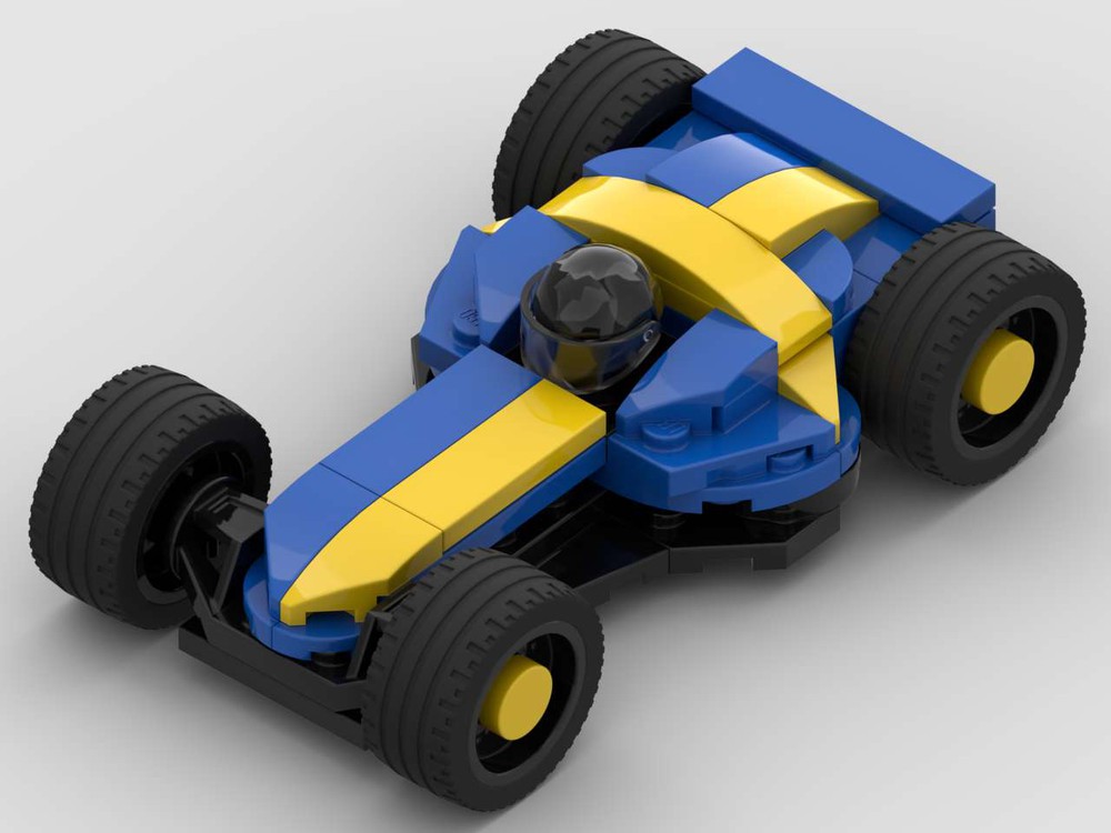 LEGO MOC Trackmania Car - Sweden skin by nikolaTM | Rebrickable - Build ...