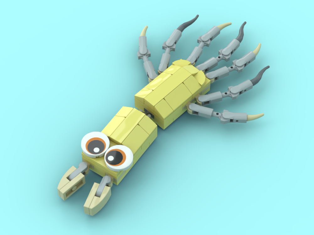 LEGO MOC Goldy from Spore by Vahmi Rebrickable Build with LEGO