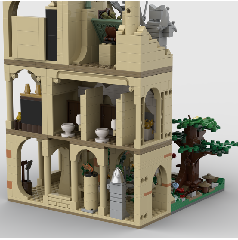 LEGO MOC Transmutation courtyard by Polokot | Rebrickable - Build with LEGO