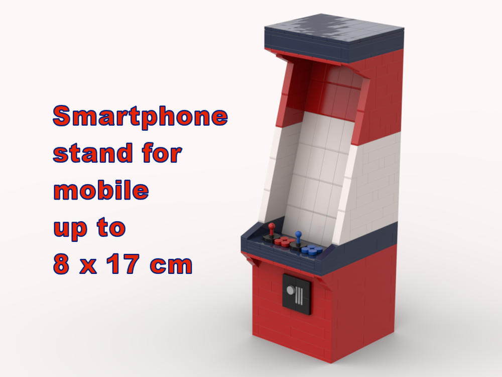 Lego Moc Arcade Smartphone Stand Cellphone Mobile Handy Stand Lego Moc Arcade Smartphone Stand Cellphone Mobile Handy Stand