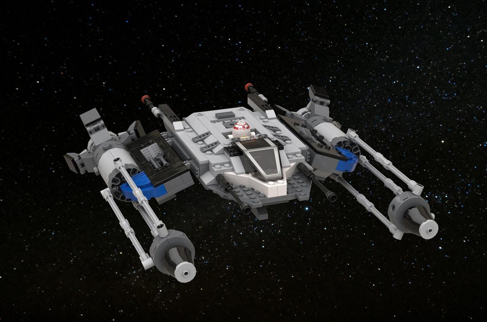 LEGO MOC-172134 M-Wing Bomber by ptolamy | Rebrickable - Build with LEGO