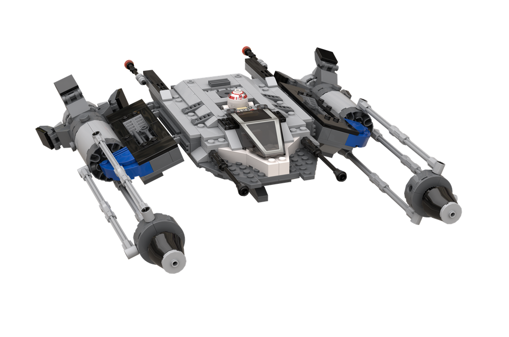 LEGO MOC-172134 M-Wing Bomber by ptolamy | Rebrickable - Build with LEGO