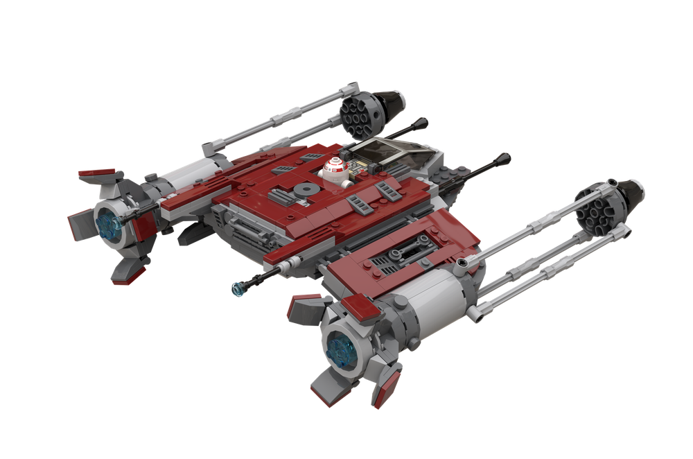 LEGO MOC-172134 M-Wing Bomber by ptolamy | Rebrickable - Build with LEGO