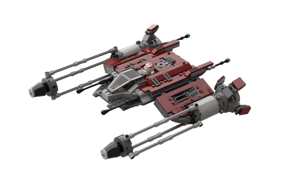 LEGO MOC-172134 M-Wing Bomber by ptolamy | Rebrickable - Build with LEGO