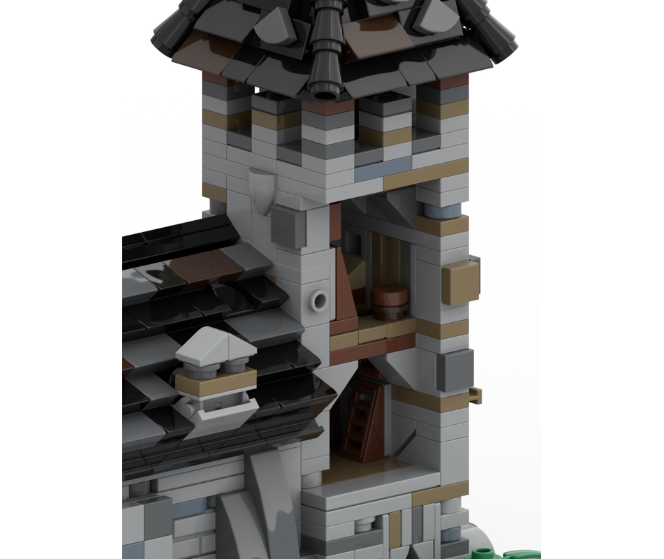LEGO MOC-172255 Mini Blaustein Castle - Castle Keep Extension (Version ...