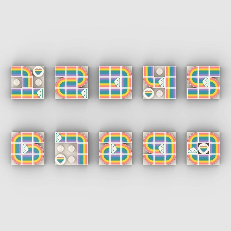 LEGO MOC Rainbow Numbers 3x3 by uminuo | Rebrickable - Build with LEGO
