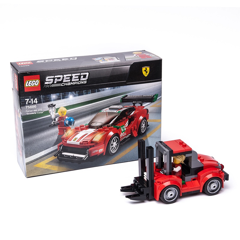 Lego Moc 17254 75886 Forklift Speed Champions 2018