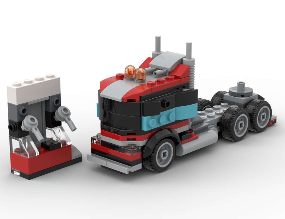 LEGO MOC 31146 Truck & Trailer & RaceBoat by PeterSzabo | Rebrickable ...