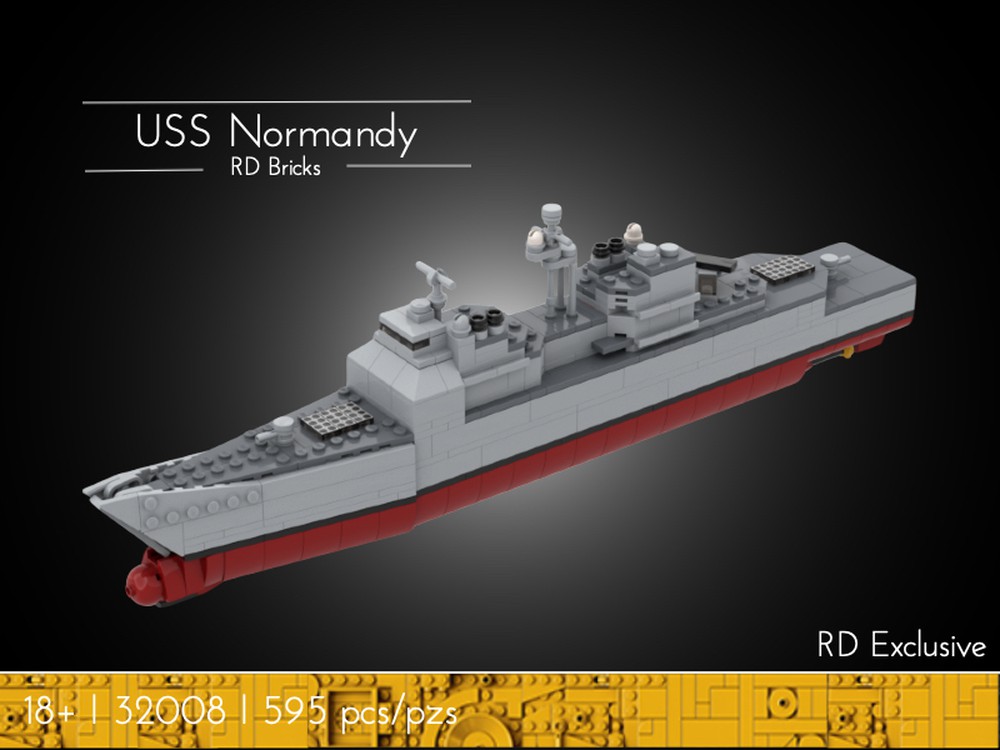 LEGO MOC USS Normandy by RD_Bricks32 | Rebrickable - Build with LEGO