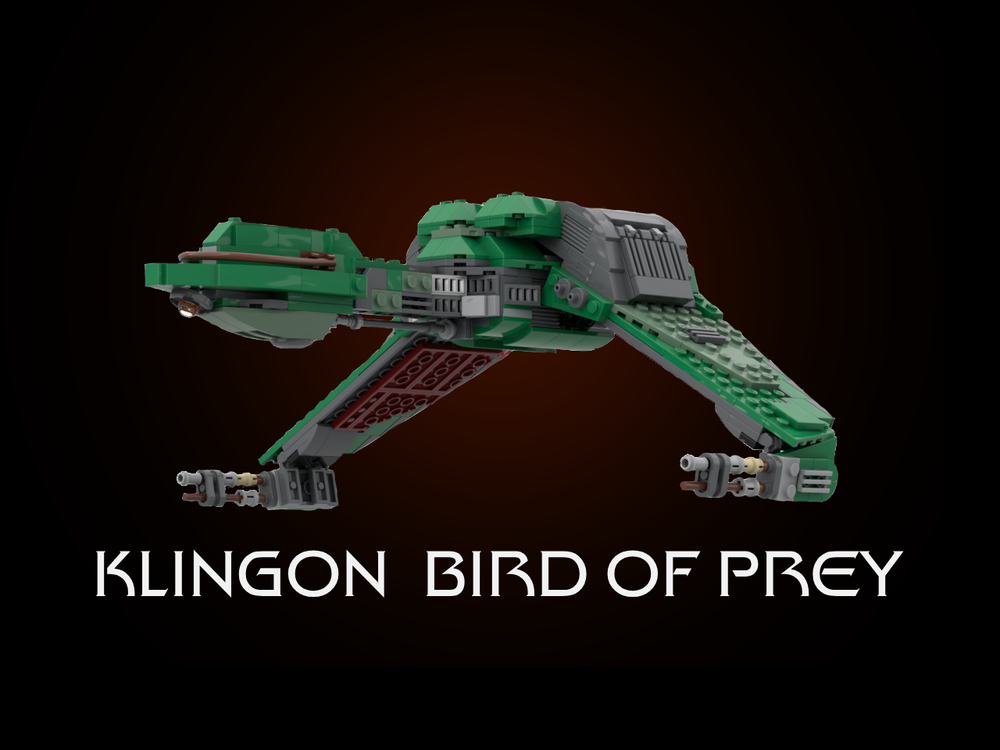 LEGO MOC Klingon Bird of Prey Star Trek by obiblock Rebrickable Build with LEGO