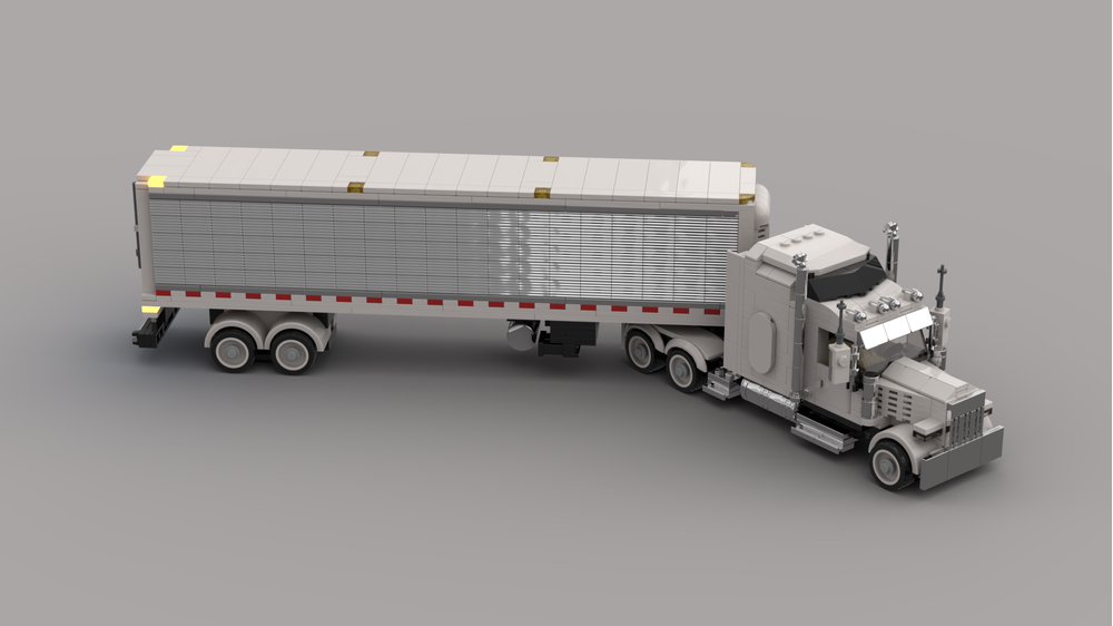 LEGO MOC Kenworth W900 Semi Truck with Trailer - Minifigscale by Yanix ...