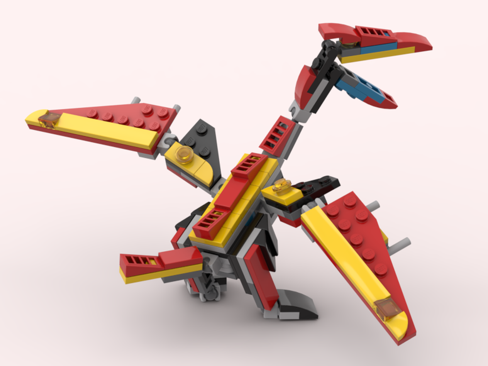 LEGO MOC Robot Pterodactyl by AmyBricks | Rebrickable - Build with LEGO