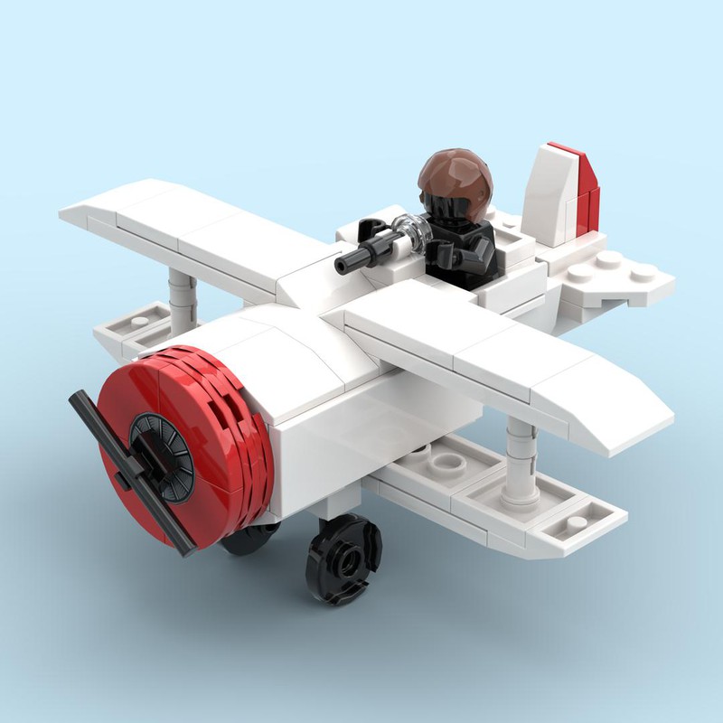 LEGO MOC WW2 I-15 Soviet Biplane by weetseaweed | Rebrickable - Build ...