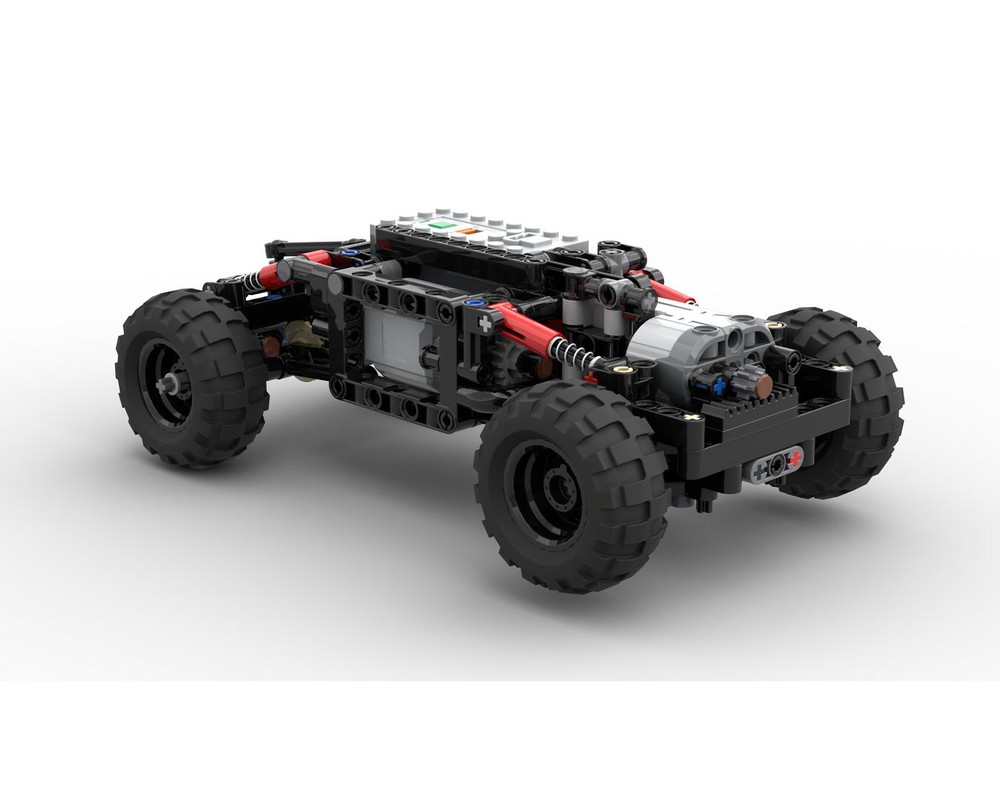 LEGO MOC Small 4x4 chassis by KucMocs | Rebrickable - Build with LEGO