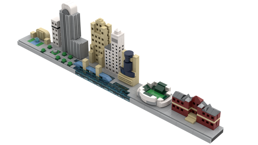 LEGO MOC-172750 Cincinnati skyline by kubak5 | Rebrickable - Build with ...