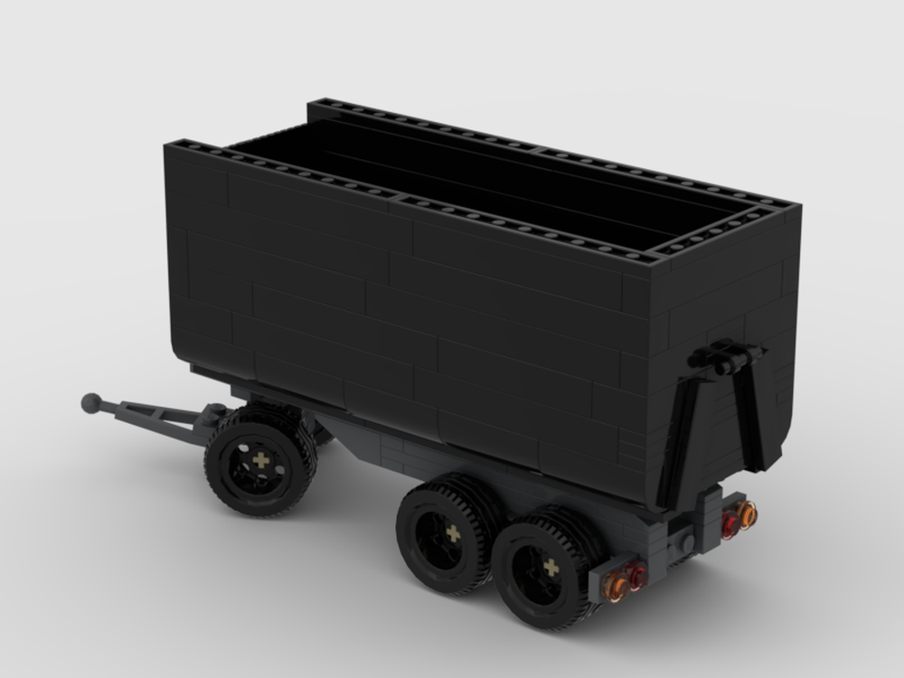 LEGO MOC Container trailer by HIGHWAY-PATROL | Rebrickable - Build with ...