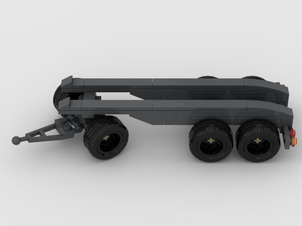 LEGO MOC Container trailer by HIGHWAY-PATROL | Rebrickable - Build with ...