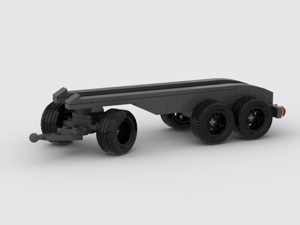 LEGO MOC Container trailer by HIGHWAY-PATROL | Rebrickable - Build with ...