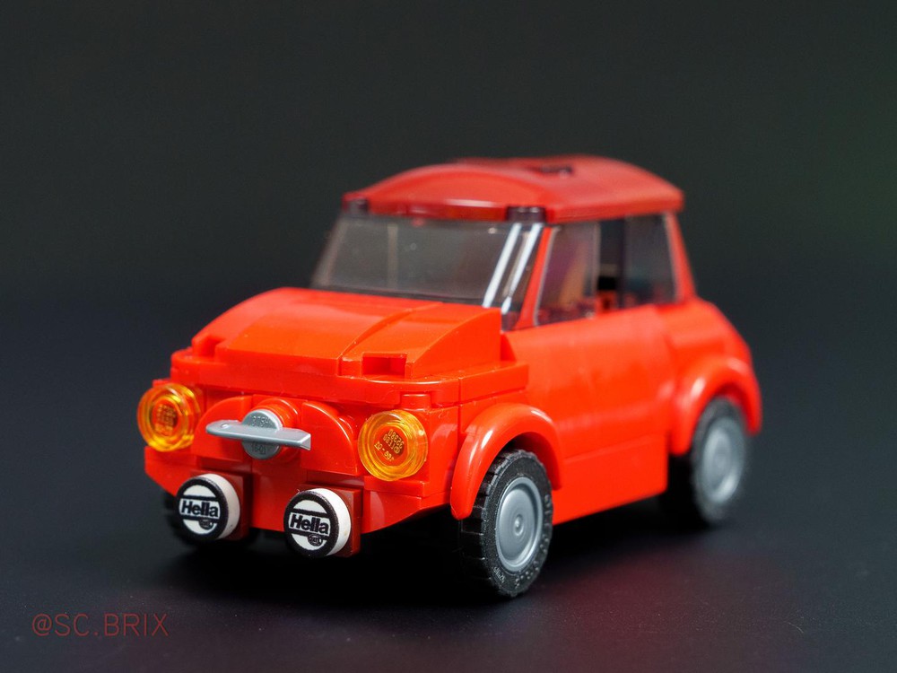 LEGO MOC Fiat 500 by sc.brix | Rebrickable - Build with LEGO