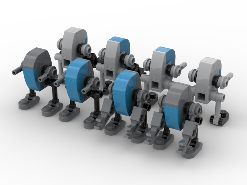 LEGO MOC Tny war robots by MasterCarBuilde | Rebrickable - Build with LEGO