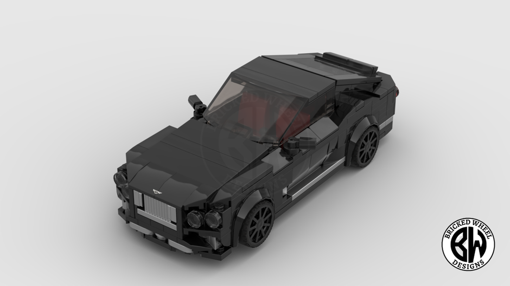 LEGO MOC Bentley Continental GT - Black by BrickedWheel | Rebrickable ...