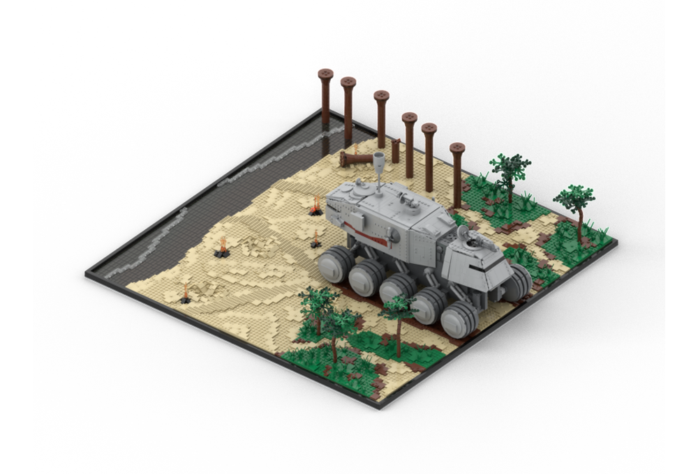 LEGO MOC Kashyyyk beach by thelegowolfpack | Rebrickable - Build with LEGO