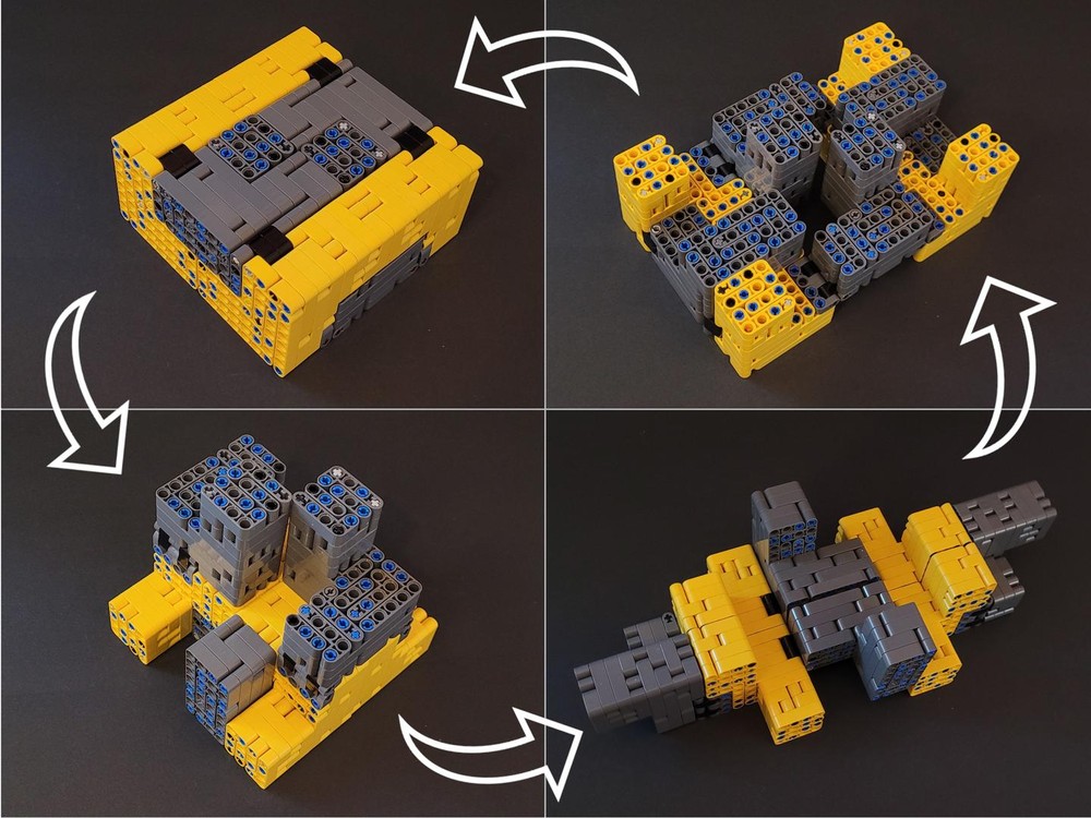 LEGO MOC SOMA infinity folded cube by jemunoz0 Rebrickable Build with LEGO