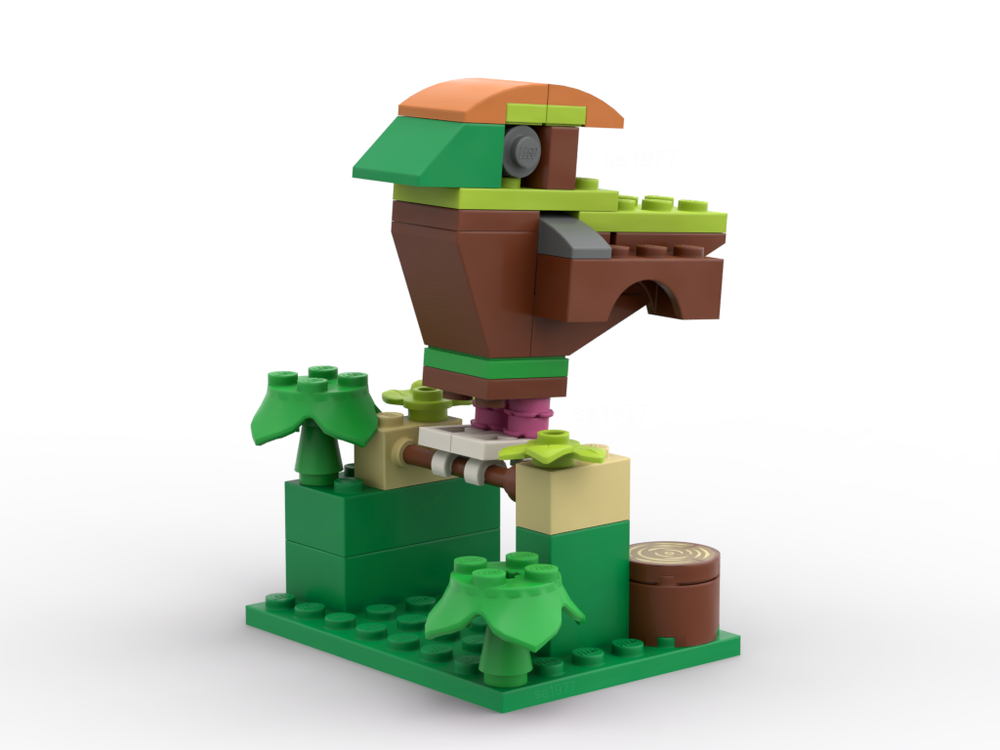 LEGO MOC 41677 Bird on a stick by se1977 | Rebrickable - Build with LEGO