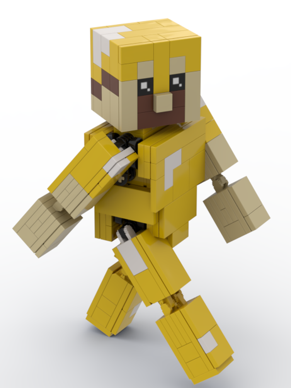 LEGO MOC Posable Minecraft Figure: Gold Armor by Space_Steave ...