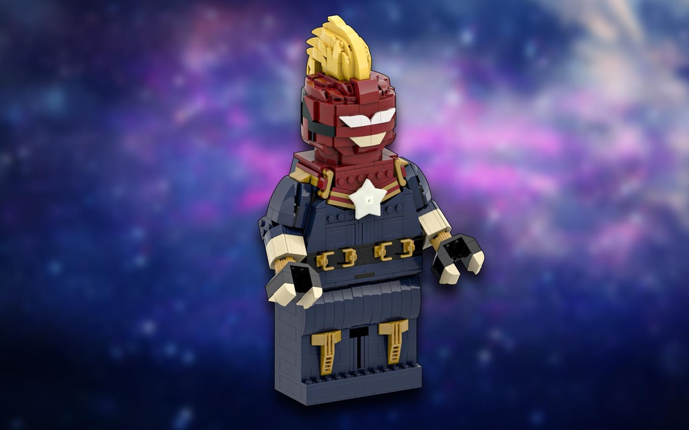 LEGO MOC Up-Scaled LEGO Minifigure - Captain Marvel The Destroyer by  ZTBricks