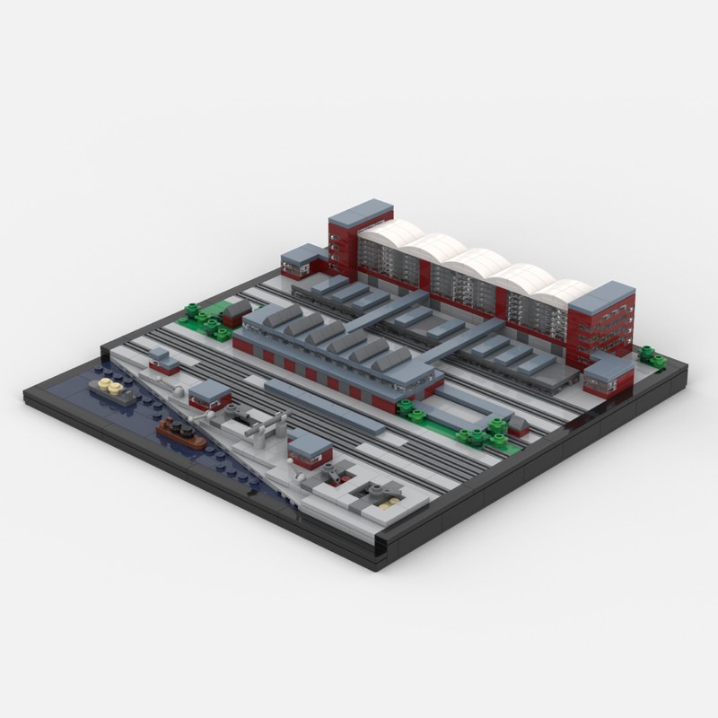 LEGO MOC Großmarkthalle by frankfurtersteine | Rebrickable - Build with ...