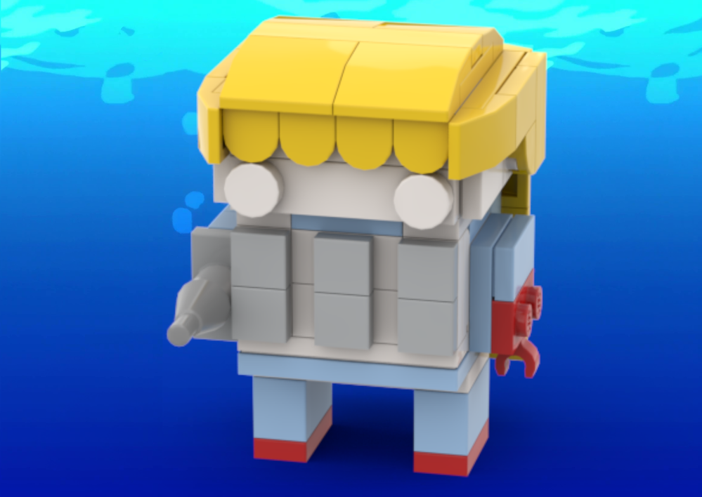 LEGO MOC Persona 3 Polydeuces BrickHead by goldengamer72 | Rebrickable ...